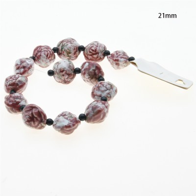 CERAMICA FORMA DE FLOR 21MM