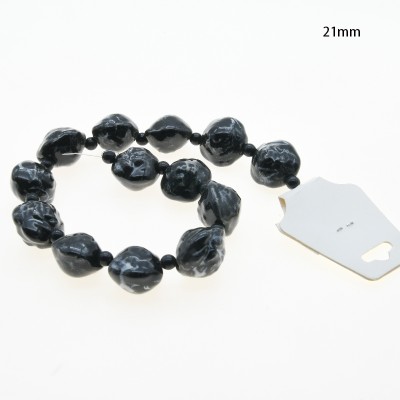 CERAMICA FORMA DE FLOR 21MM