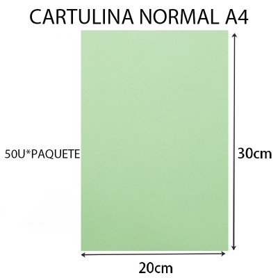 CARTULINA NORMAL A4...