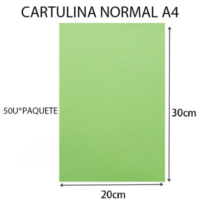 CARTULINA NORMAL A4...