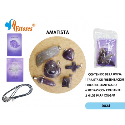 COLGANTE DE AMATISTA