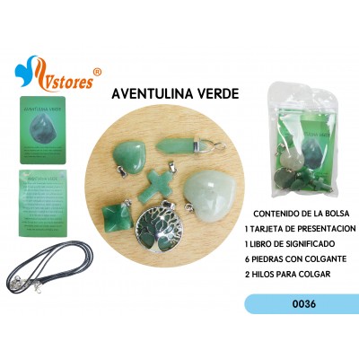 COLGANTE DE AVENTURINA VERDE